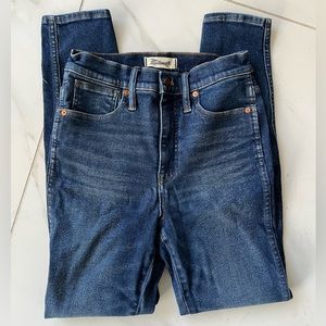 MADEWELL 10" High Rise Skinny Tencel Denim With Magic Pockets Size 28 Women